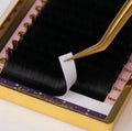 Custom Volume Lashes Supplies Wholesale 0.03 0.05 Cc Eyelash Extension Mink Dark Matte Black Cashmere Lash Extensions Trays