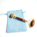 DIY Anti Aging Facial Natural Gua Sha Genuine Ocean Agate Facial Roller