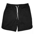 Quick Dry Mens Mesh Polyester Summer Half Shorts Gym Workout Running Short Shorts Gym Basketball Drawstring Pockets Shorts