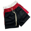 Mens Basketball Sportswear Drawstring Shorts Solid Color Custom Mesh Fabric Running Training Shorts for Men