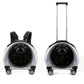 In-stock Pet Trolley Suitcase Portable Dog Outing Bag Transparent Space Capsule Cat Bag Large Capacity