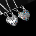 2022 New Matching Relationship Bestie BFF Pendant Sister Necklace for 2 Birthday Gift