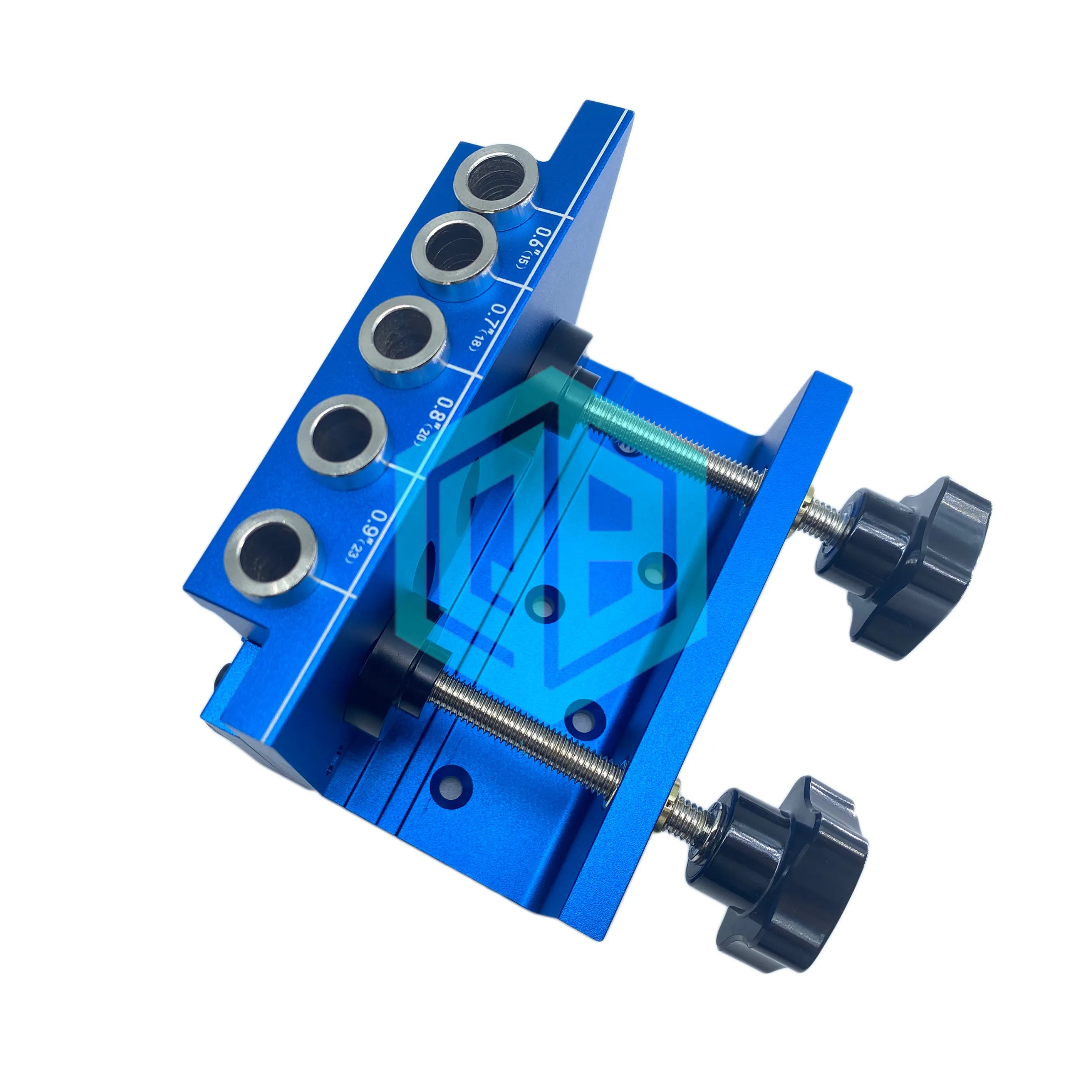 Upgrade 5-Hole Drill Template Oblique Jig Industrial/DIY Aluminum Alloy Hand Tools for Precision Wood Working Customizable OEM