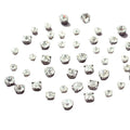 Glass Flatback Rhinestones-Glow Dark Nickel-Free Eco-Friendly for Shoes Garment Nail Art Bridal Veil Sew-on Loose Stretch Cup