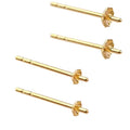 Wholesale Au750 Pure Gold Solid 18K Real Gold Earring Stick for Pearls
