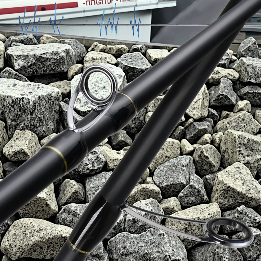 Histar Magic Hand DKK SIC Guide Ring High Carbon Tape Fast Action Reel Seat 2.18m Casting Fishing Rod