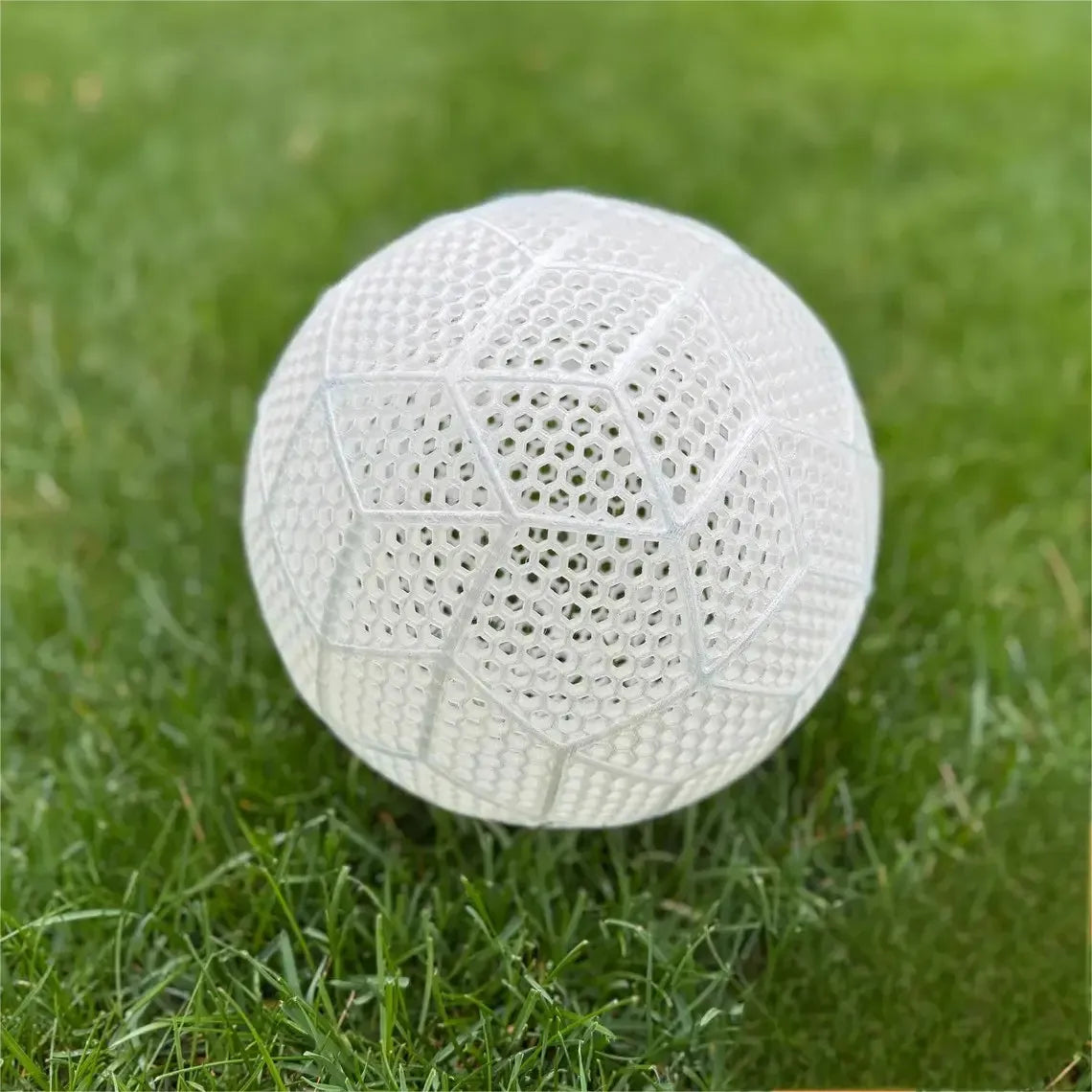 New Design 3D Printed Airless Soccer Balls-Meetcera MC-3D01-250407 PLA Material New Gifts with Free Sample for Soccer Lovers
