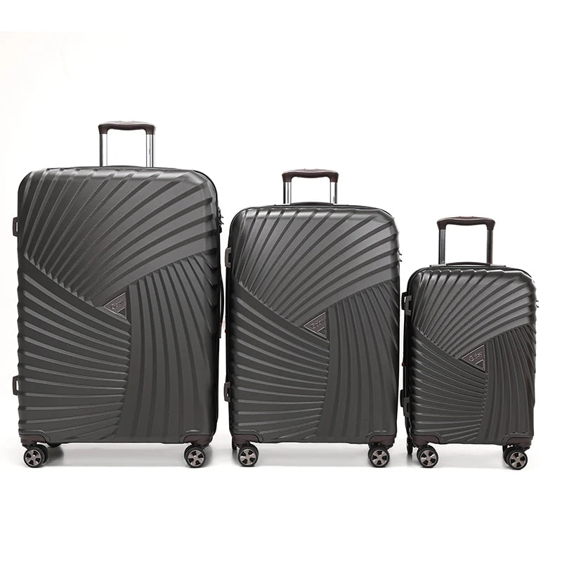 OEM/ODM New Style ABS+PC Travel Bags Unisex Business Trolley Luggage with Wheel and TSA Lock Fashionable ABS+PC Luggage