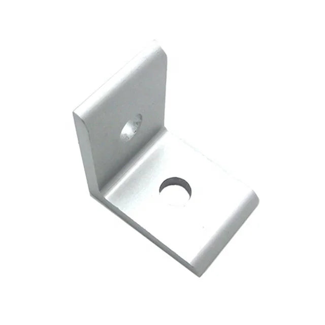 2020 Aluminum 6063 Alu Silver Oxidation L-Shape Slotted Angle L Channel Bracket