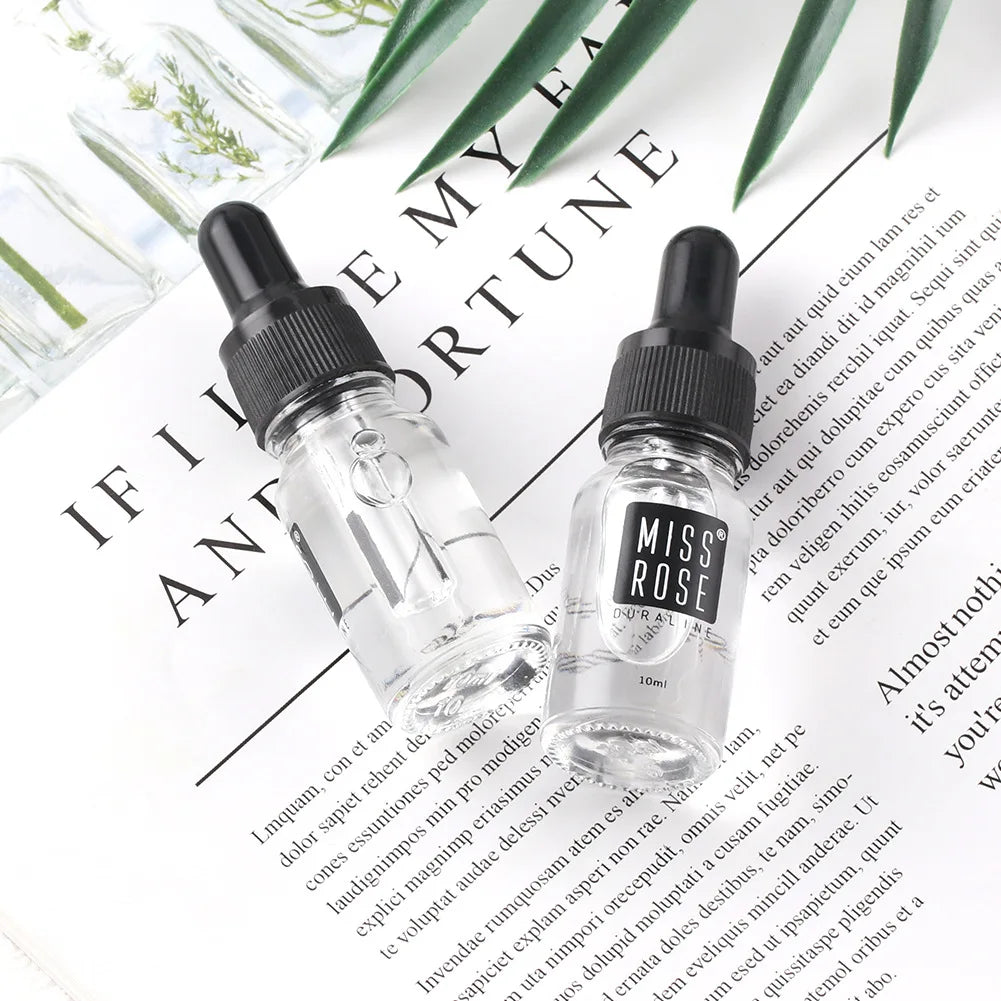 MISS ROSE 10ml Makeup Diluent Color Rendering Convenient Practical Not Floating Non Flying Fans Makeup Dilution Blend