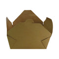 Wholesale Modern Eco-Friendly Waterproof Disposable Kraft Paper Food Containers with Embossing Brown Cardboard Boxes