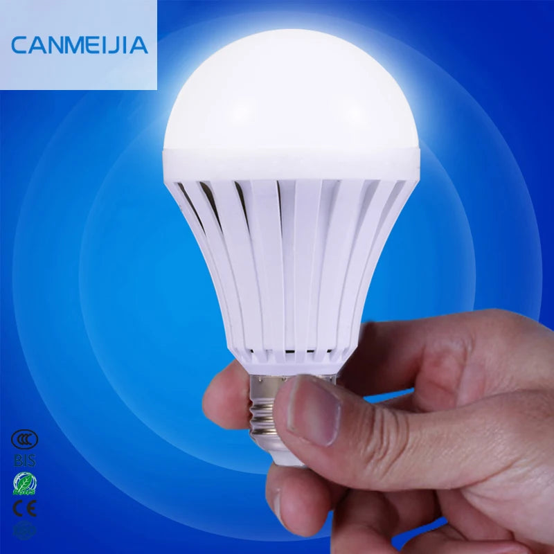 E27 Holder Bulb 5W 7W 9W 12W Lampadas Lampara De Bombillos Rechargeable Emergency Led LightEmergency Bulb LampEmergency Light