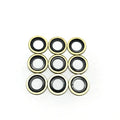 FLYING EAGLE Factory PU+PTFE+FKM+NBR Rubber Bonded Seal Washer 700bar Pressure 30-90 Shore Hardness ISO9001 Certified Seals