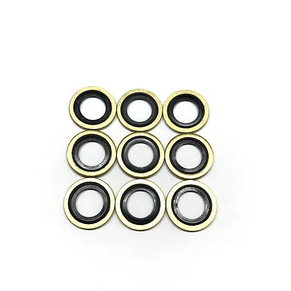 FLYING EAGLE Factory PU+PTFE+FKM+NBR Rubber Bonded Seal Washer 700bar Pressure 30-90 Shore Hardness ISO9001 Certified Seals