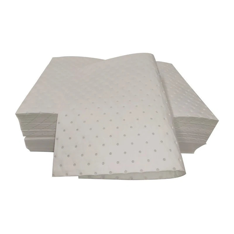Disposable Oil-absorbing Sheets & Mats 100% PP Absorbent Pads for Spill Control and Clean-Up