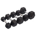 High Quality Home Gym Hexagon Dumbbell Set Commercial Rubber Covered Iron for Men Fitness Ensuring Optimal Arm Exercise