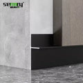 Concealed Baseboard Wall Panel 5/9/12/18cm Aluminum Alloy Embedded Wood Veneer Gypsum Board Plastic Flooring Accessories