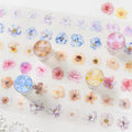 1Roll PET Tape First Bloom Stamen Series Matte Handbook Material Hit the Collage European Style