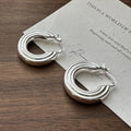 Fine Jewelry Hypoallergenic 925 Sterling Silver Timeless Jewelry Chunky Hoop Earring for Women