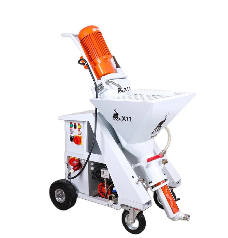 X11 380V/220V Electric Hot Sale China Convenient Cement Mortar Spray Paint Wall Plaster Machine