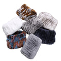 Winter Elastic Neck Ring Ear Warmer Rex Rabbit Fur Headband