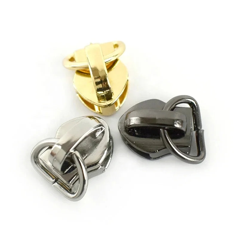 Deepeel ZT200 5# Clothing Bag Accessories Sewing Hardware Accessories Jacket Handbag Zipper Head for Nylon Metal Zipper