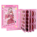 High-Gloss 67 Color Eye Palette Dry Powder Makeup Palette Sequin Contouring Book Shape Multi-Functional Blush
