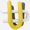 Oilspillpro GUA-B7612 Factory Price Grey Universal Absorbent Boom 7.6cmx1.2m Environmentally Friendly Sock