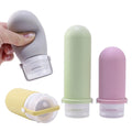 Eco Friendly 90/60ml Food Grade Silicone Tube Squeeze Shampoo Soap Gel Bottle Reusable 2oz Small Travel Lotion Container Bottles