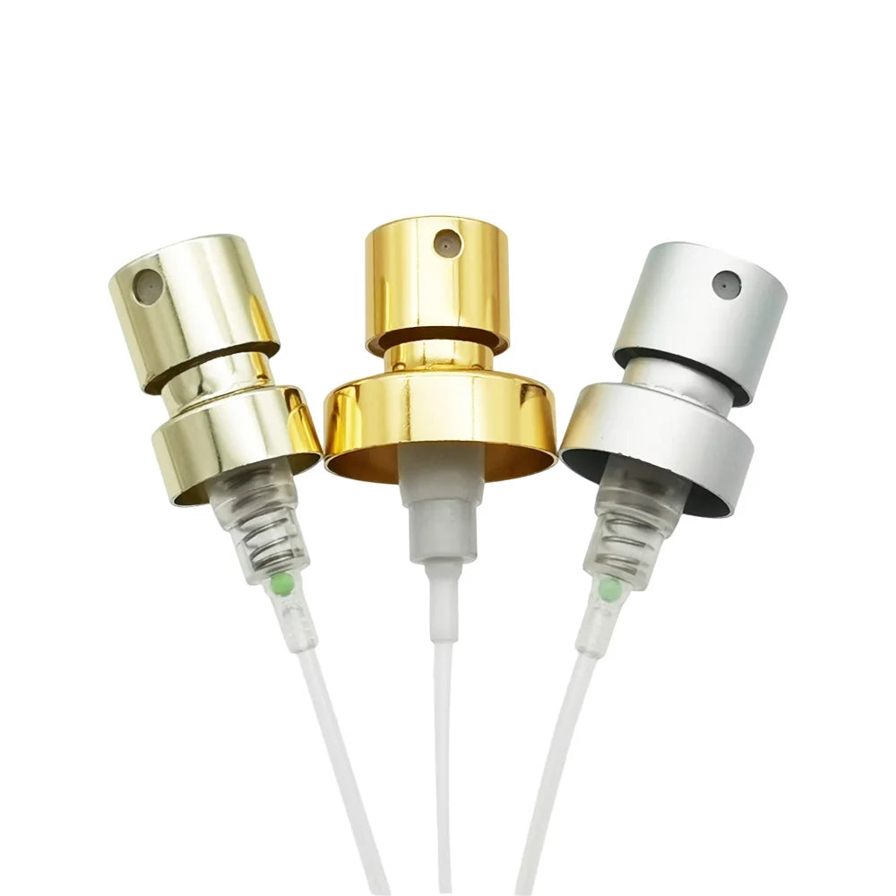FEA Luxury Perfume Pump Crimp Sprayer in Gold Silver 15mm 18mm 20mm Plastic Material High-end Product