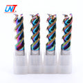 UNT CNC Cutting Tools 3 Flutes TAC Coating Aluminum Fresa Solid Tungsten Carbide End Milling Cutters