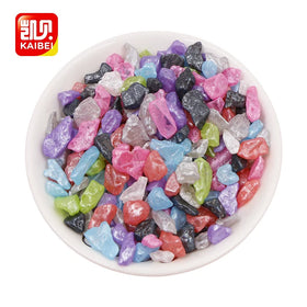 Manufacturers Wholesale Rock Sugar Crystal Halal Sweet Solid Colorful Cake Sprinkles in Bag for Cake Decoration