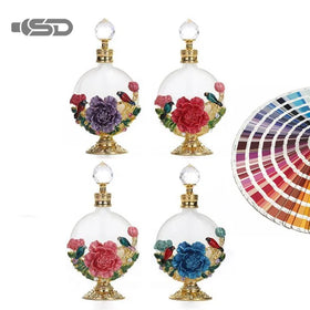 Luxury Custom Glass Bottles for Perfume & Essential Oil 15ml/30ml Screw Cap Screen Printing Packaging with Custom Color OEM/ODM