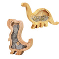 Hot Sale Wooden Coin Money Bank Animals Shaped Money Saving Boxes Customized Wooden Piggy Bank