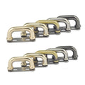 Deepeel BF125 21mm Handbag Hardware Accessories Arch Bridge Buckles Bags Handle Connector D Ring Buckle