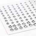 Rainbow Glitters Jewels Face Stickers for DIY Nail Body Accessories