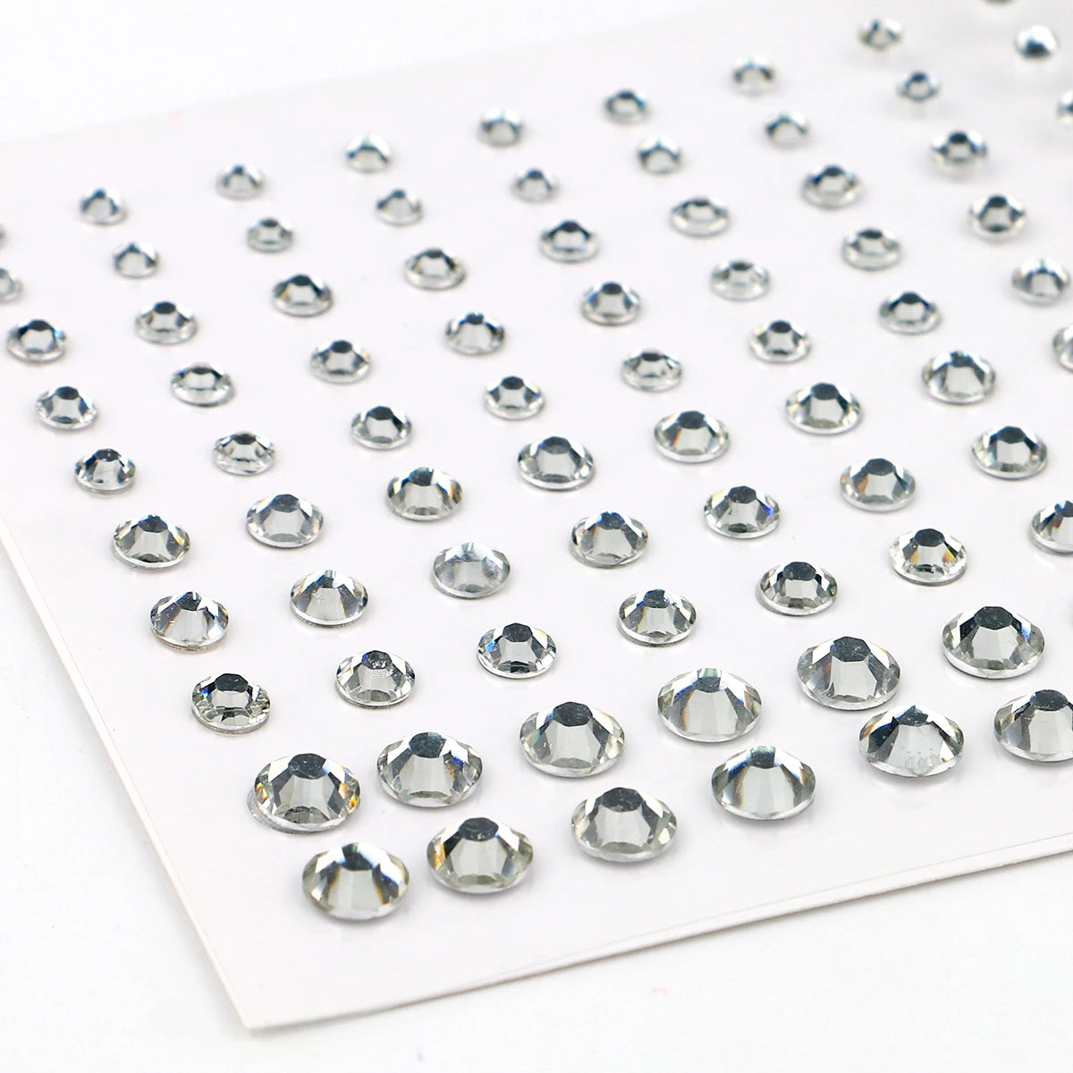 Rainbow Glitters Jewels Face Stickers for DIY Nail Body Accessories