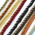 Deepeel CD001 6mm Two-Tone Binding Lace Rope Garment Accessories Bags Home Decorative Curtains Throw Pillows Sewing Material