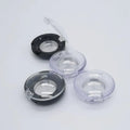 Oval/Cylinder Shaped 0.5g 0.5ml 1ml Mini Plastic Screw Top Eye Cream Cosmetic Cream Pot Container
