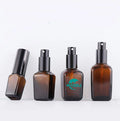 Cosmetic Package Ready Goods Amber Color square Empty Fine Mist Luxury Room Spray Glass Bottle 100ml