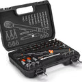 Torque Wrench 1/4-Inch 32PCS Dual-Scales 1/4 Torque Wrench for MTB Bicycle Maintenance
