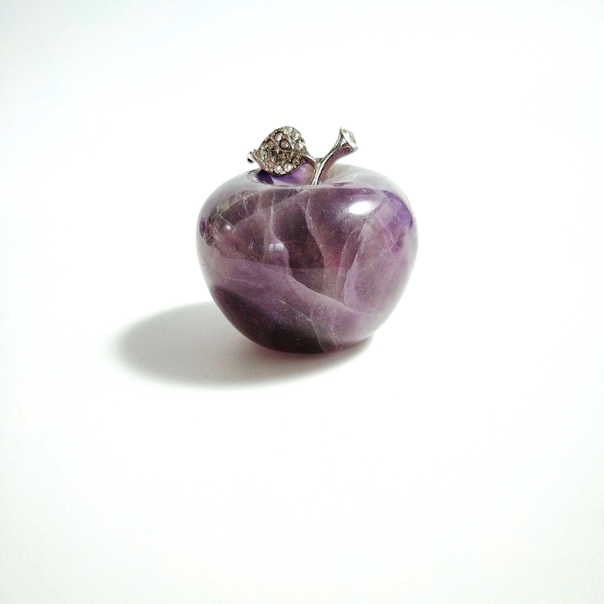 DIY Mass Production Christmas Eve Gift Fluorite Crystal Applesdecorative Stones