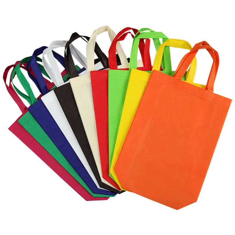 Ultrasonic Sealed Recycled Polypropylene Nonwoven Fabric Adjustable Buckle Zipper Closure Carry Shopping Bag Custom Print Logo