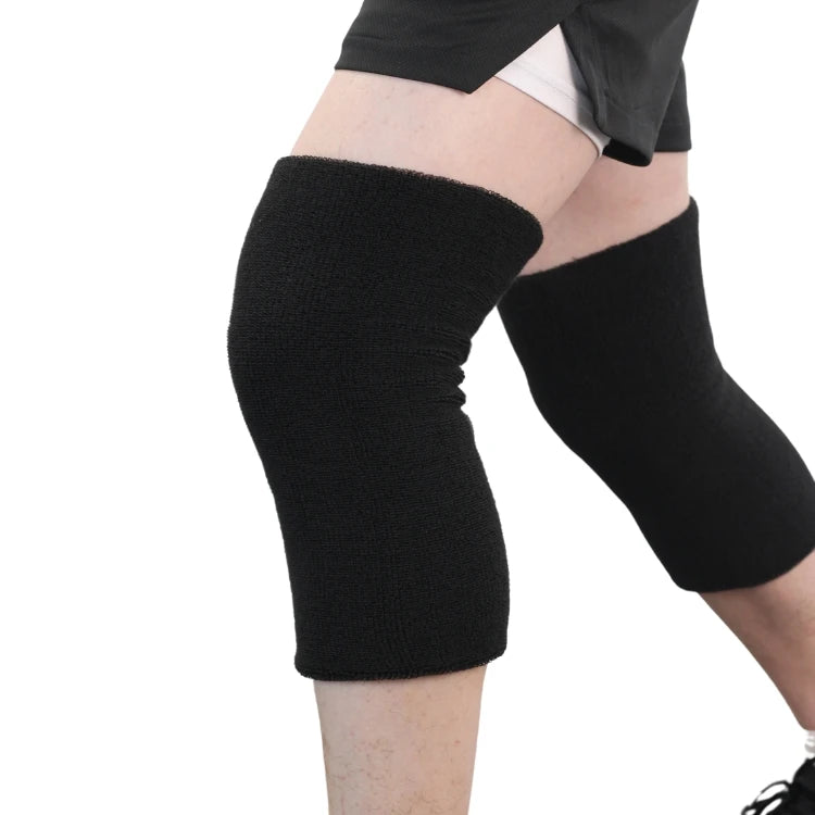 Factory Soft Elastic Breathable Lightweight Thick Knee Support Knitted Compression Sleeve Arthritis Meniscus Tear Recovery Pad