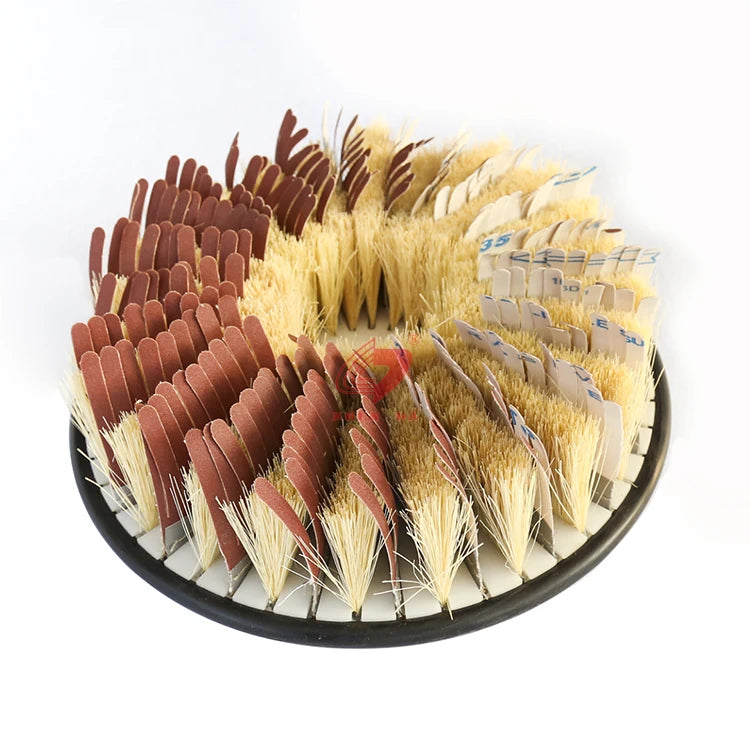 Zhenda Reliable Sisal Strip Profiled Polishing Sanding Machine Brush Wheel