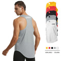 Polyester Sleeveless Workout Shirt Undershirts Muscle Tee Sports Blank Gym Apparel Wear Vest Fitness Mens Stringer Tank Top Men