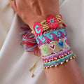 Go2boho Turkish Miyuki Beads Bracelet for Women Bohemian Traditional Lantern Beaded Handmade Woven Fashion JewelryBracelets