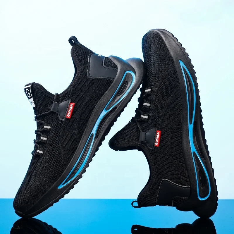 GUYISA Season Hot-selling Fashion New Safety Shoes Summer Construction Site Breathable Fly Woven Upper Steel Head Safety Shoes