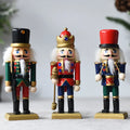 New Customized Wooden Nutcracker Set for Christmas Decorations Popular Christmas Figurine & Toy MegaBDM