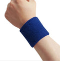 New Colorful Color Low MOQ Custom Logo Sport Spandex Sweat Wrist Band Towel Wristbands